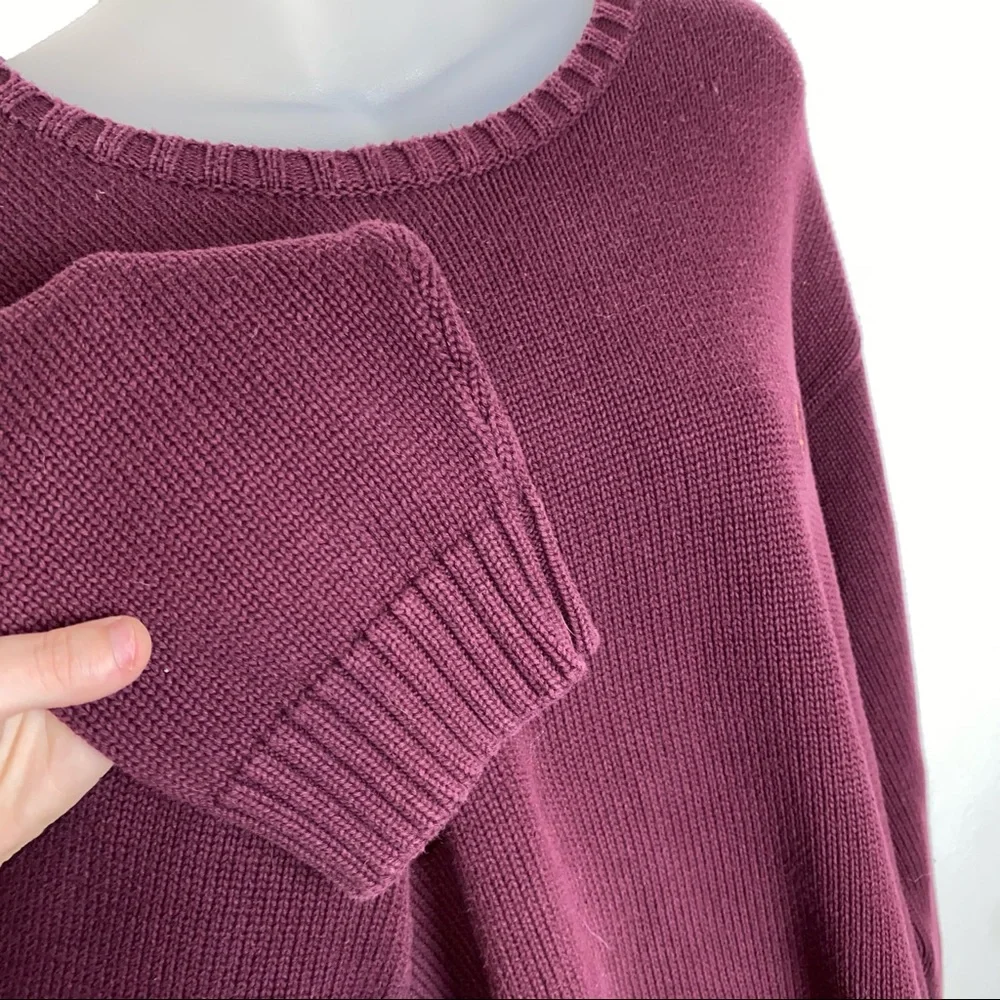 Lauren Ralph Lauren maroon crest logo men’s sweater - Picture 4 of 7